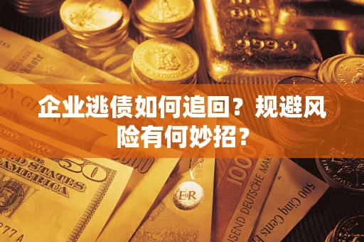 武汉企业逃债如何追回？规避风险有何妙招？