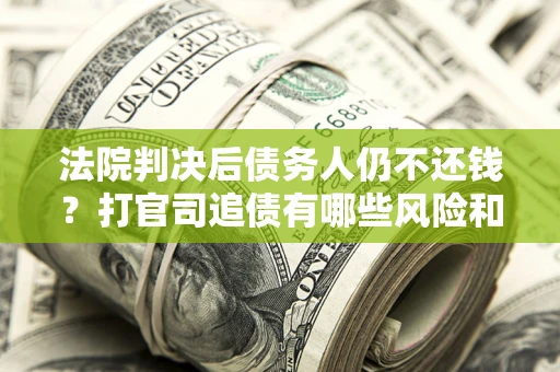 武汉法院判决后债务人仍不还钱？打官司追债有哪些风险和技巧？