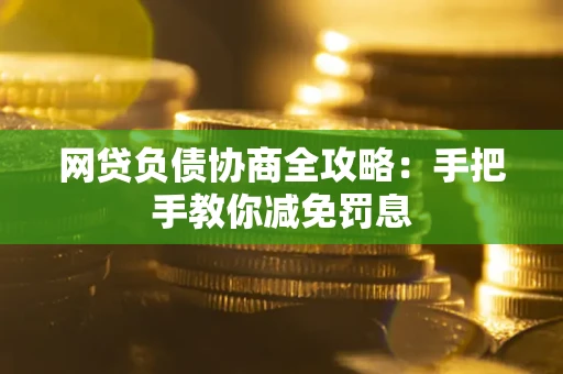 武汉网贷负债协商全攻略：手把手教你减免罚息