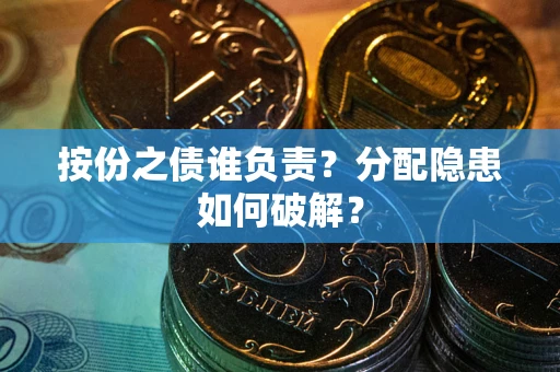 武汉按份之债谁负责？分配隐患如何破解？