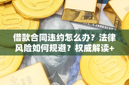 武汉借款合同违约怎么办？法律风险如何规避？权威解读+实用指南