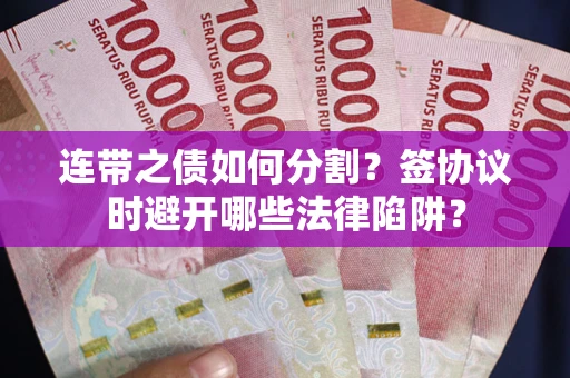 武汉连带之债如何分割？签协议时避开哪些法律陷阱？