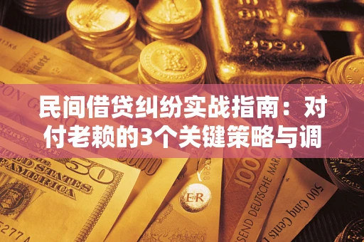 武汉民间借贷纠纷实战指南：对付老赖的3个关键策略与调解盲区解析