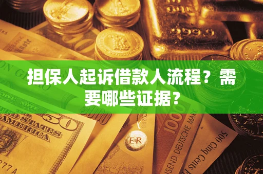 武汉担保人起诉借款人流程？需要哪些证据？