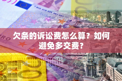 武汉欠条的诉讼费怎么算？如何避免多交费？