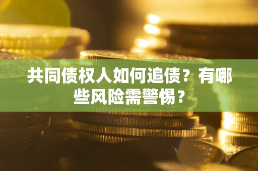 武汉共同债权人如何追债？有哪些风险需警惕？